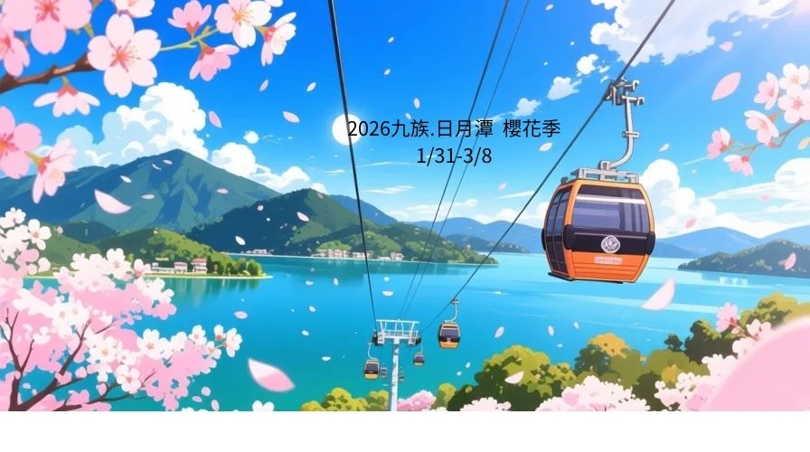 2026九族.日月潭櫻花季