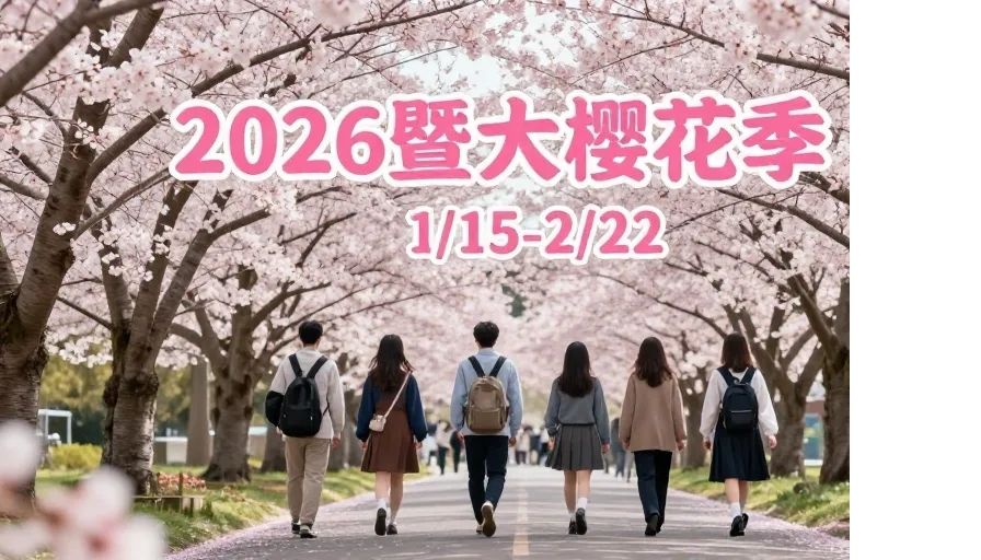 2026 暨大櫻花季  1/15-2/22